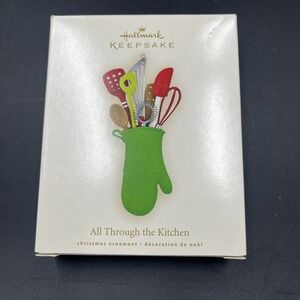 2008 All Through the Kitchen Christmas Decoration Holiday Hallmark Ornament